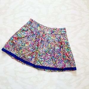 Lily Pulitzer - Colorful Silk Mini Skirt